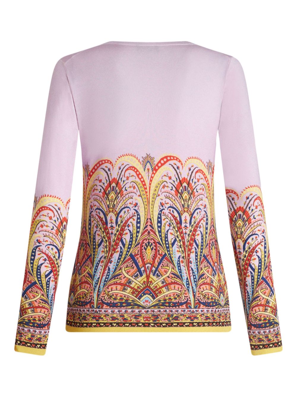 ETRO paisley-print V-neck jumper Women