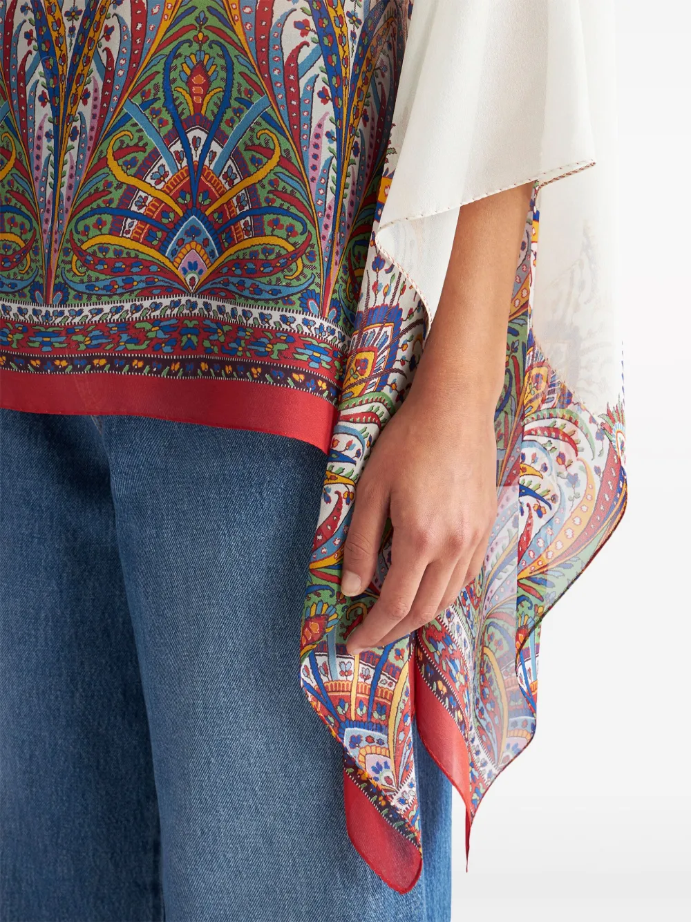 ETRO Tuniek met paisley print Wit