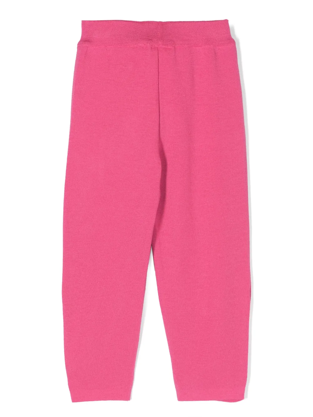 Mariuccia Milano Kids drawstring knitted trousers - Roze