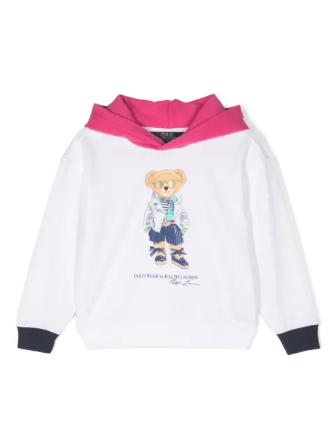 POLO RALPH LAUREN KIDS Moletom de fleece com estampa Teddy Bear