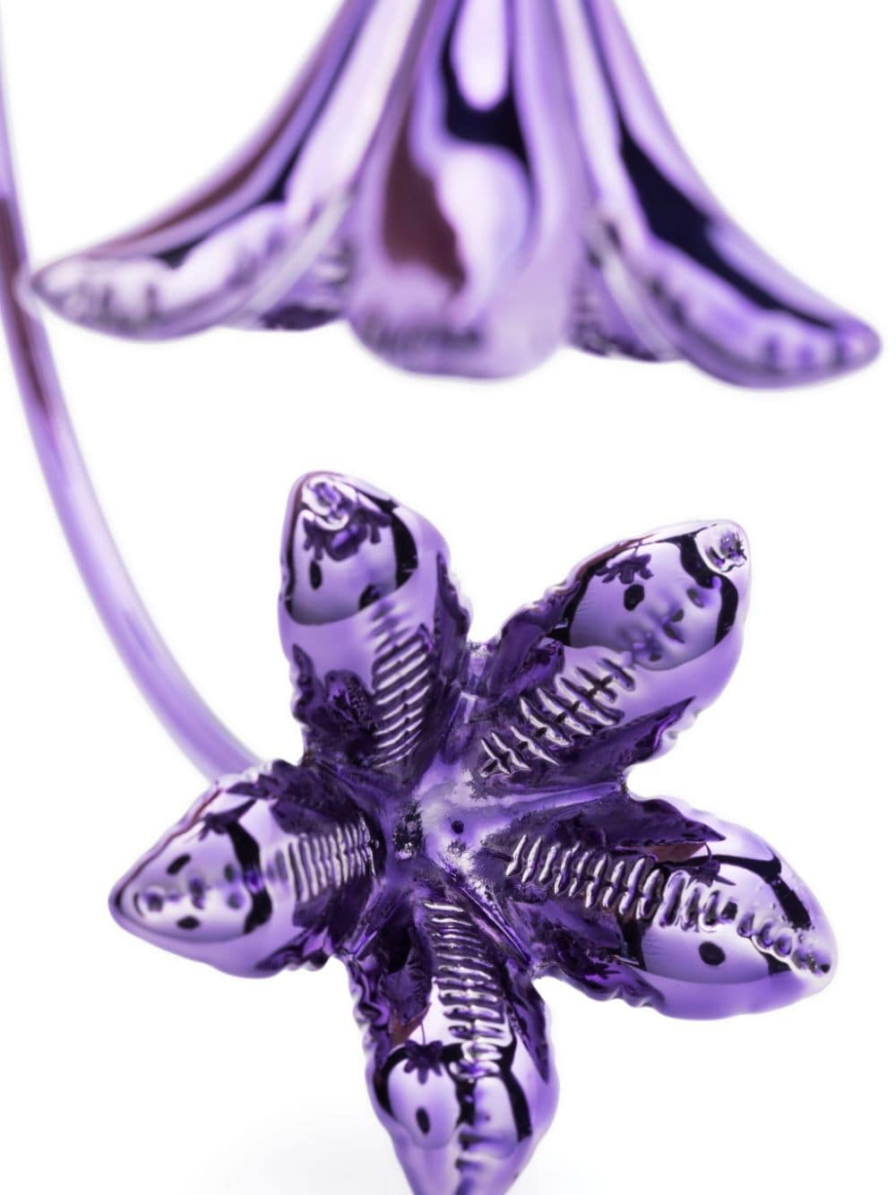 Shop Marni Floral-appliqué Choker Necklace In Purple