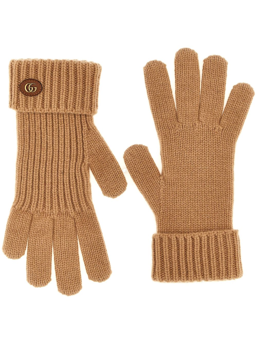 Double G knitted gloves