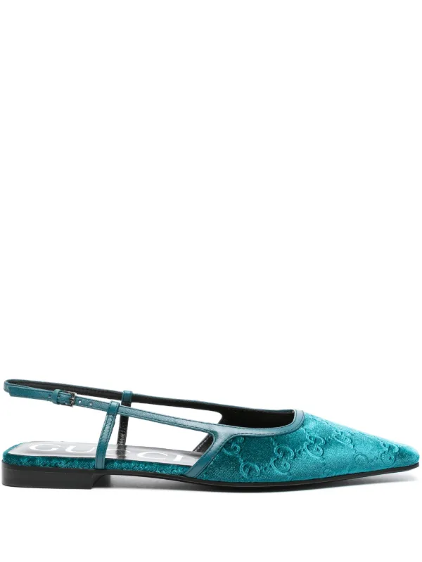 Turquoise deals gucci shoes