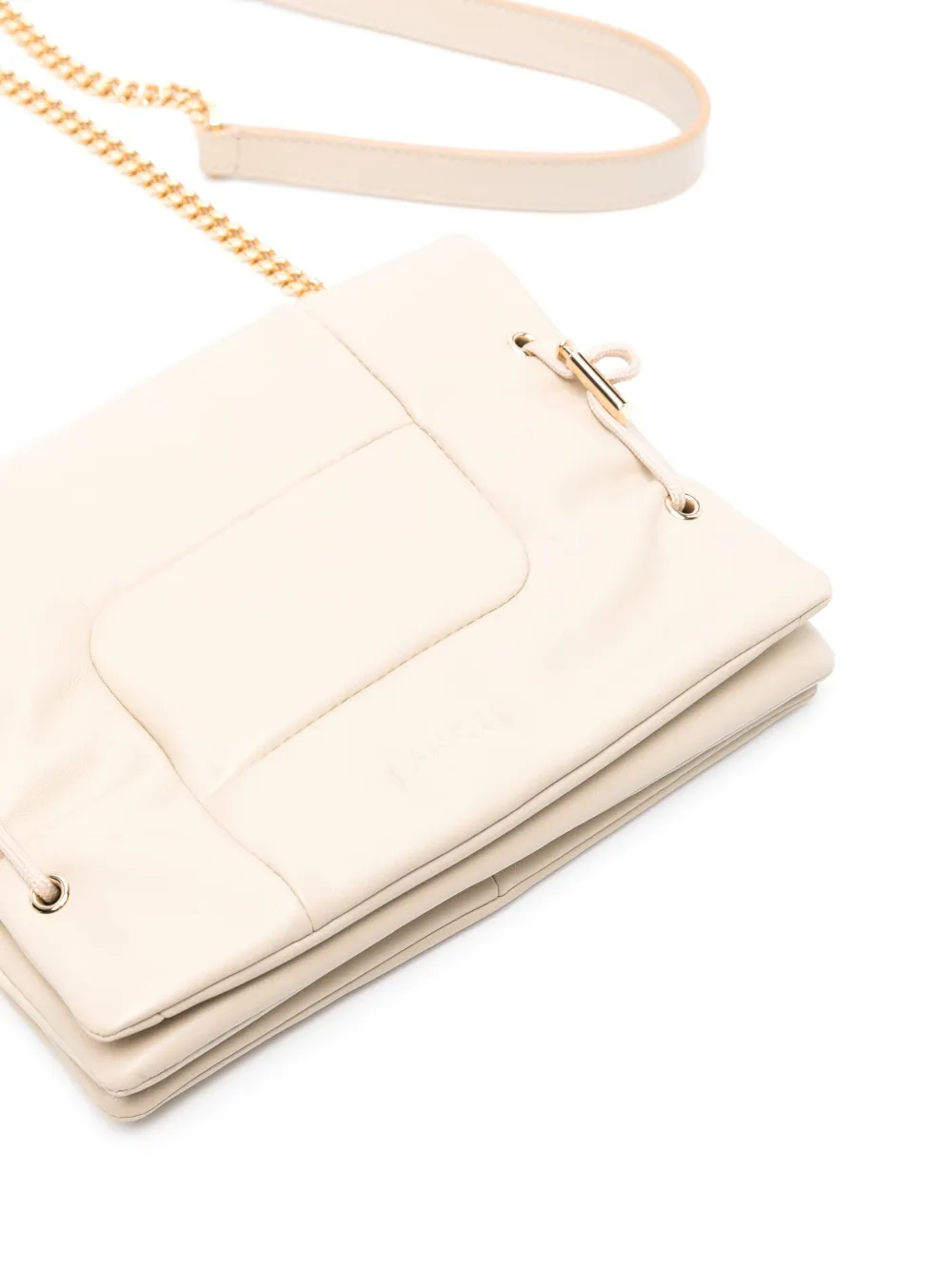  Lancel Small Billie Leather Crossbody Bag - Neutrals 