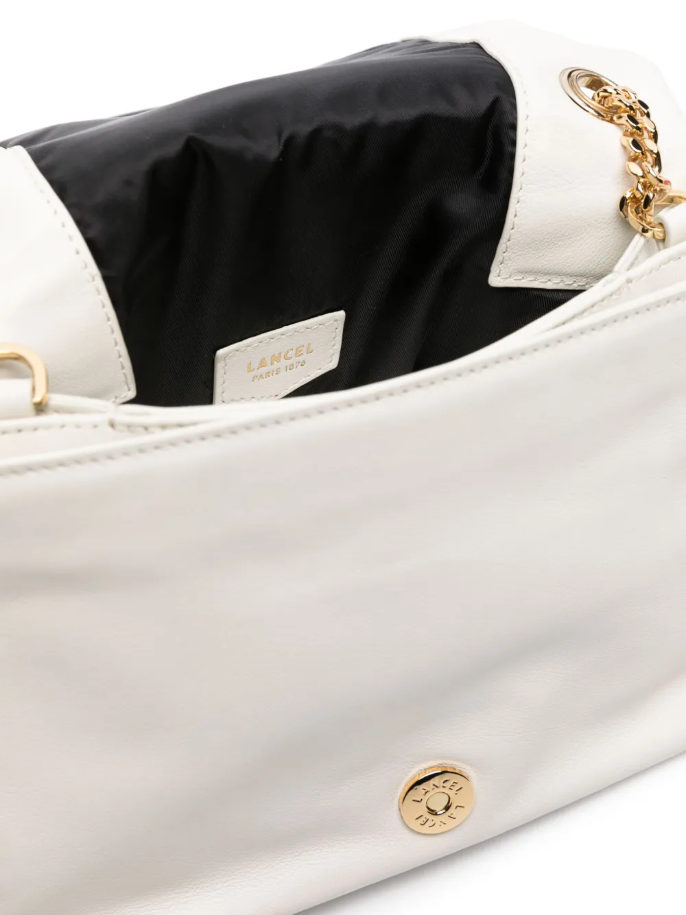 Lancel Billie kleine leren crossbodytas Wit