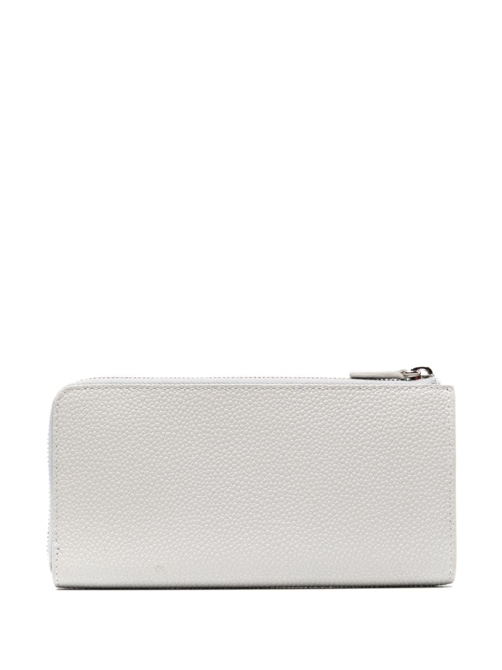 Shop Lancel Ninon Leather Zipped Wallet In White