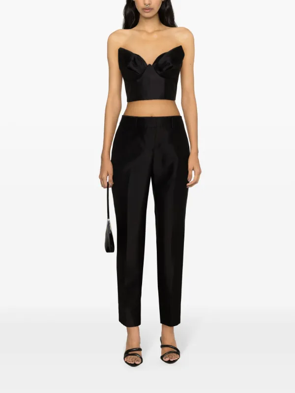 ZIMMERMANN Matchmaker low-rise Tuxedo Trousers | Black