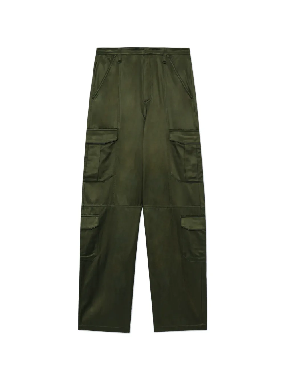rag & bone pantalon droit Cailyn à poches cargo - Vert