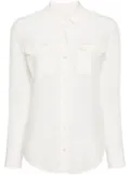 Equipment Signature silk shirt - Neutrals
