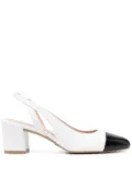 Stuart Weitzman Sleek Slingback 60mm leather pumps - White