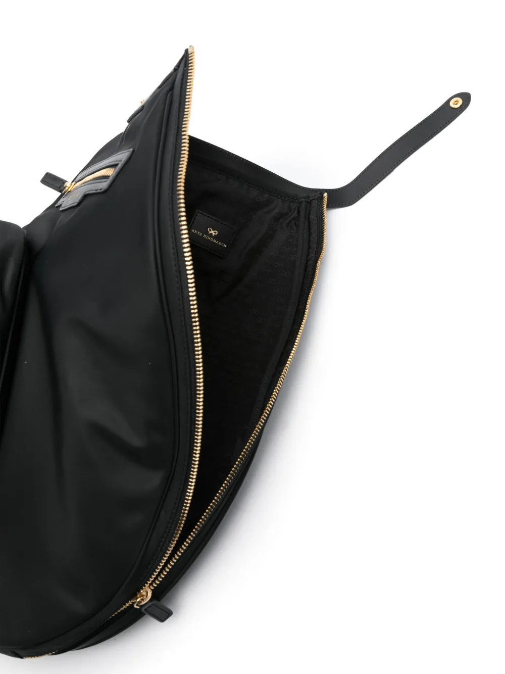 Anya Hindmarch Tennis Racquet Cover Bag | Black | FARFETCH