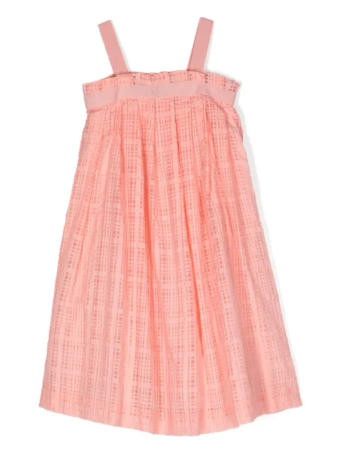 Bonpoint vestido midi con cuadros estampados