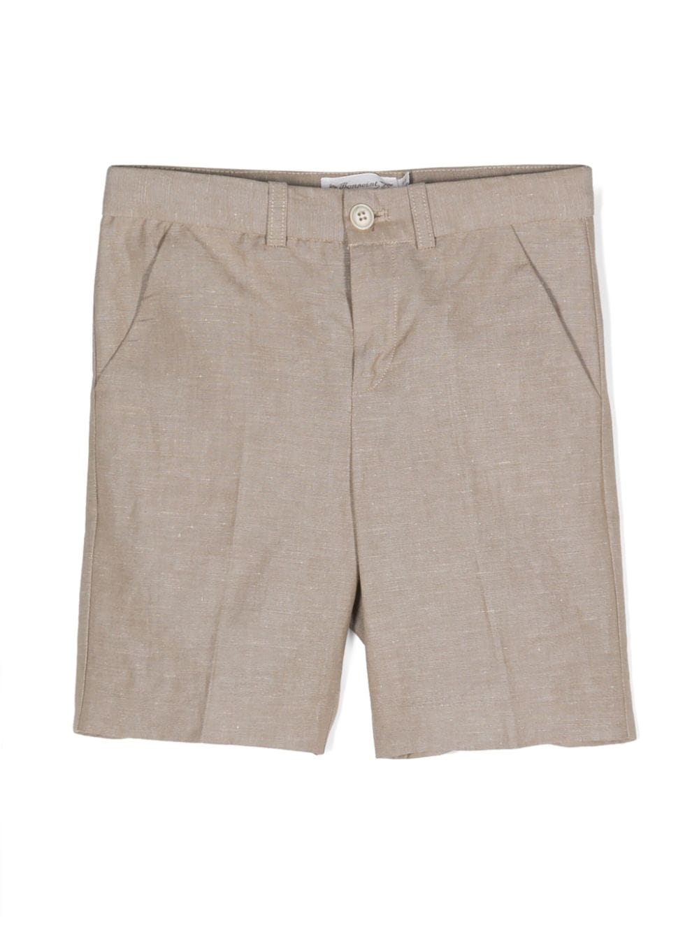 Bonpoint mélange-effect track shorts - Grey