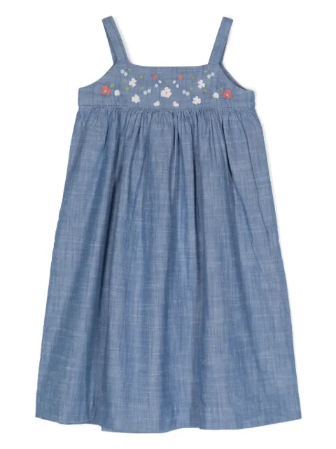 Bonpoint vestido con bordado floral