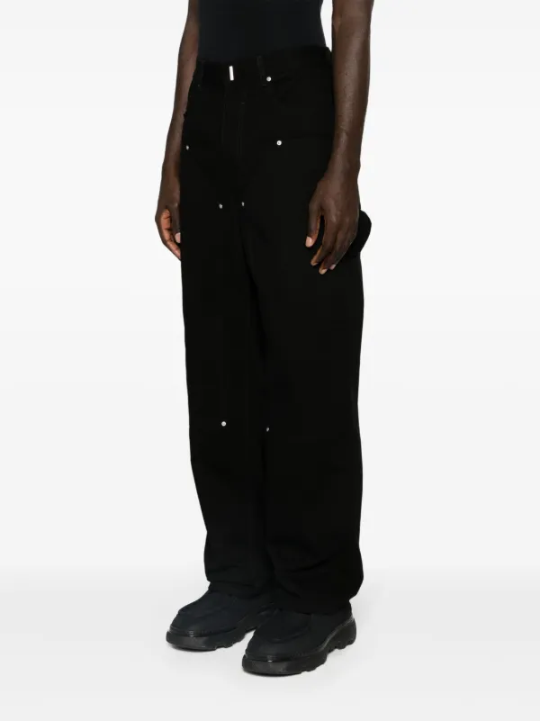 Givenchy ワイド カーペンタージーンズ | ブラック | FARFETCH JP