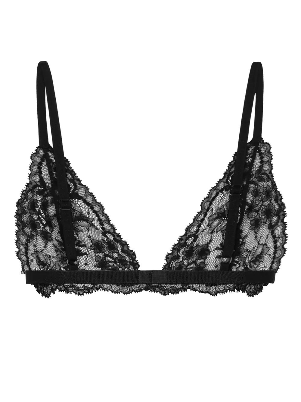 Dolce & Gabbana Doorzichtige tanktop Zwart