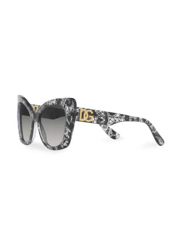 DOLCE & GABBANA キャットアイフレムサンクラス 【関税込】 専用DOLCE＆GABBANA サングラス キャットアイ ボルドーレッド