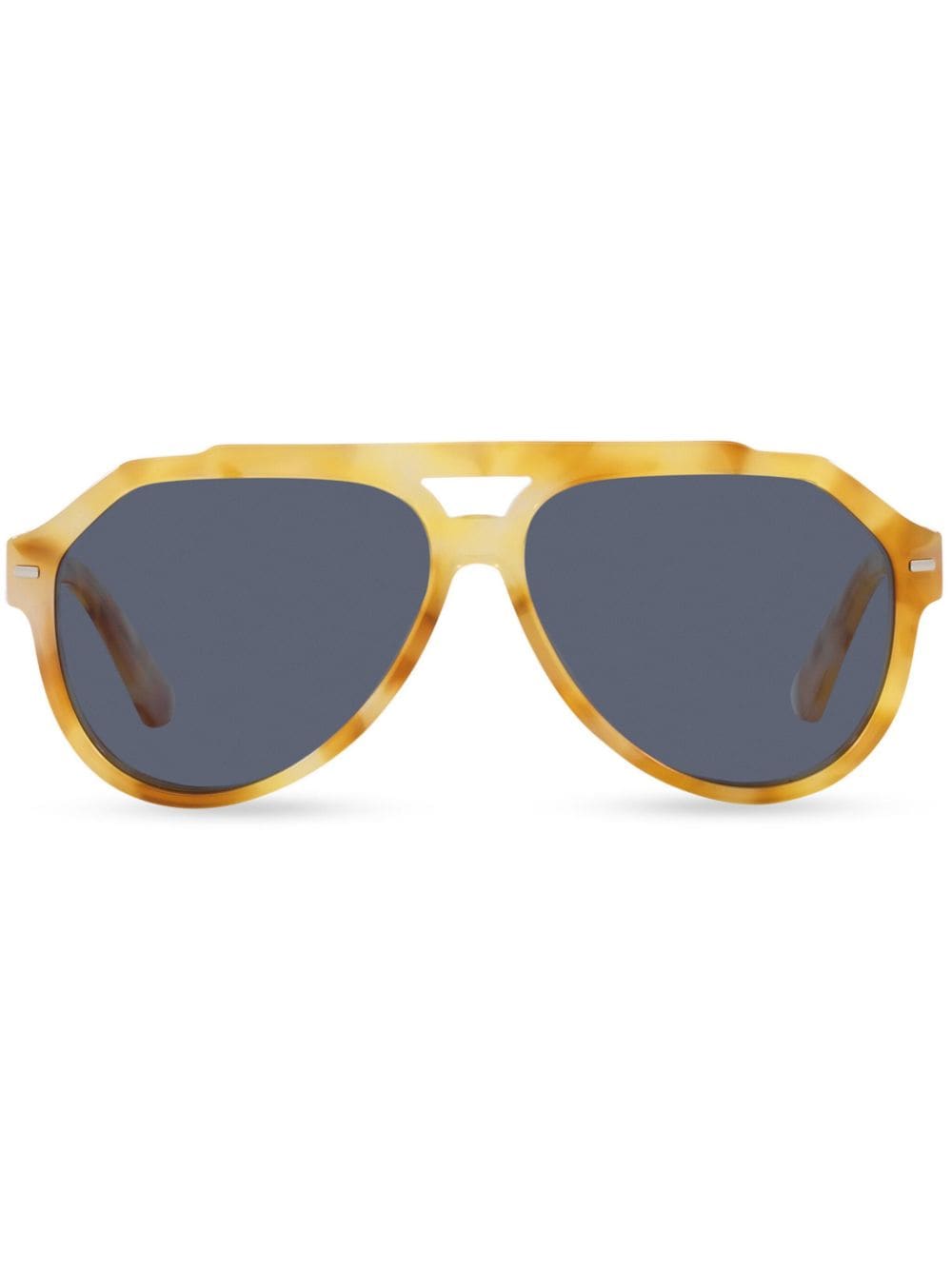 Dolce & Gabbana Eyewear Lusso Sartoriale pilot-frame sunglasses - Gelb