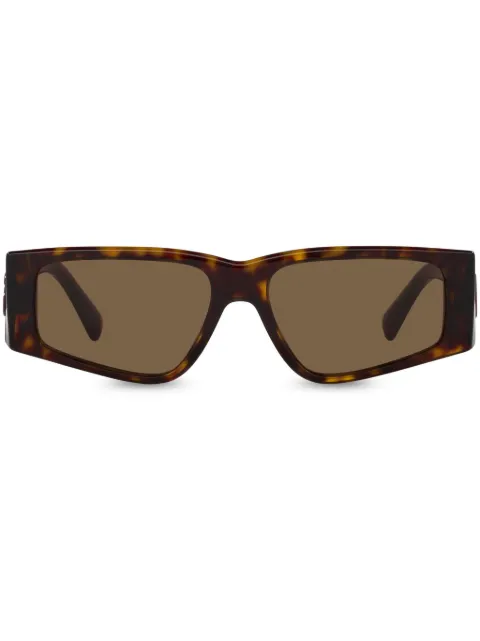 Dolce & Gabbana Eyewear tortoiseshell-effect rectangle-frame sunglasses