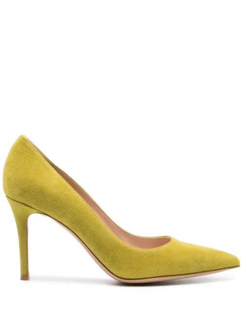 Escarpins Gianvito 85 mm en daim - Gianvito Rossi - Modalova