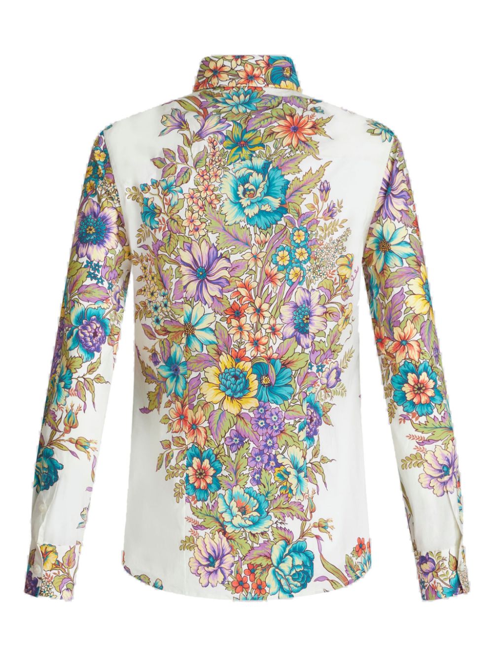 ETRO floral-print stretch-cotton shirt Women