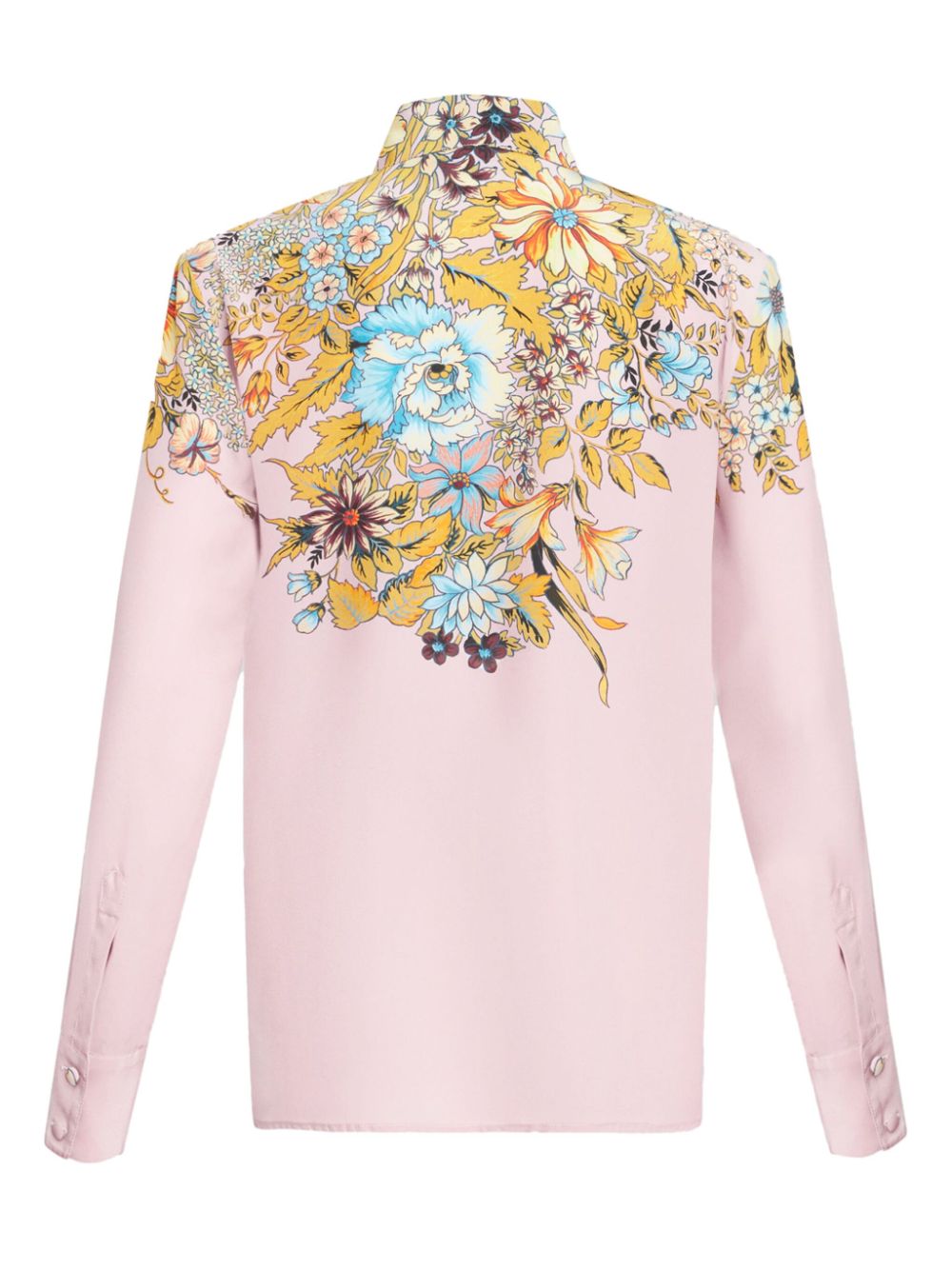 ETRO floral-print crepe de chine shirt Women