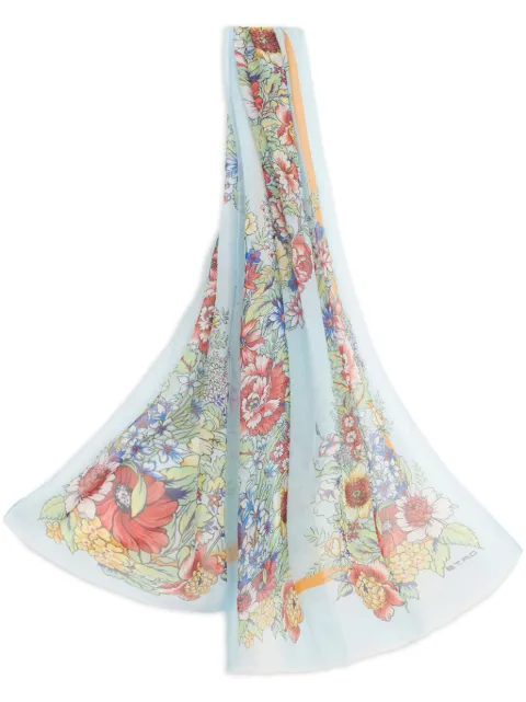 ETRO floral-print silk scarf 