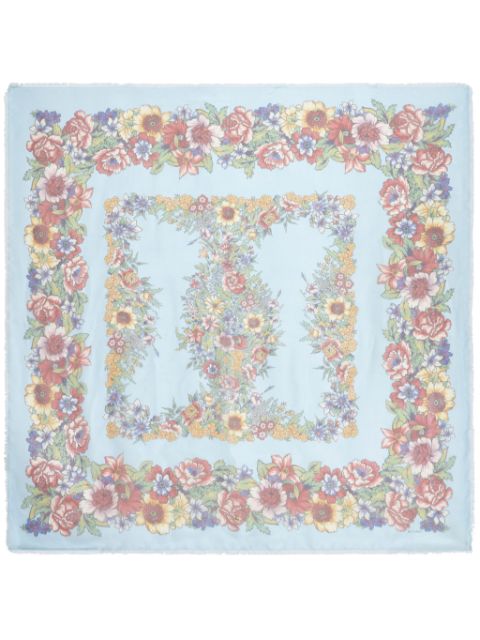 ETRO floral-print silk scarf Women