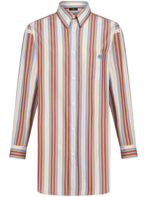 ETRO vertical-stripe cotton shirt Women