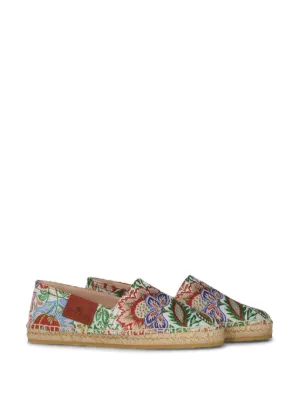 ETRO フローラル ペイズリー キャンバス エスパドリーユ ETRO Espadrilles for Women - Shop on FARFETCH
