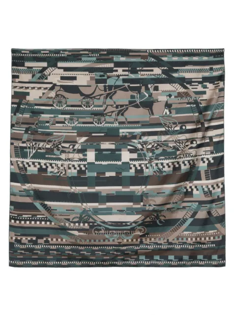 Hermès Pre-Owned 2010s graphic-print scarf