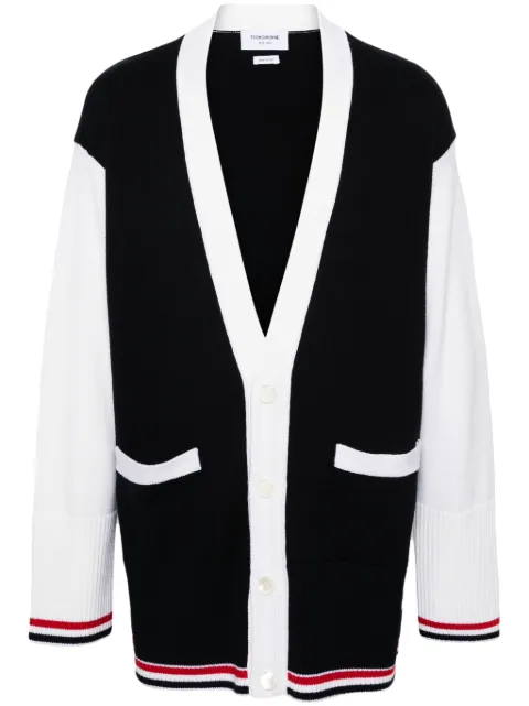 Thom Browne cárdigan con diseño color block