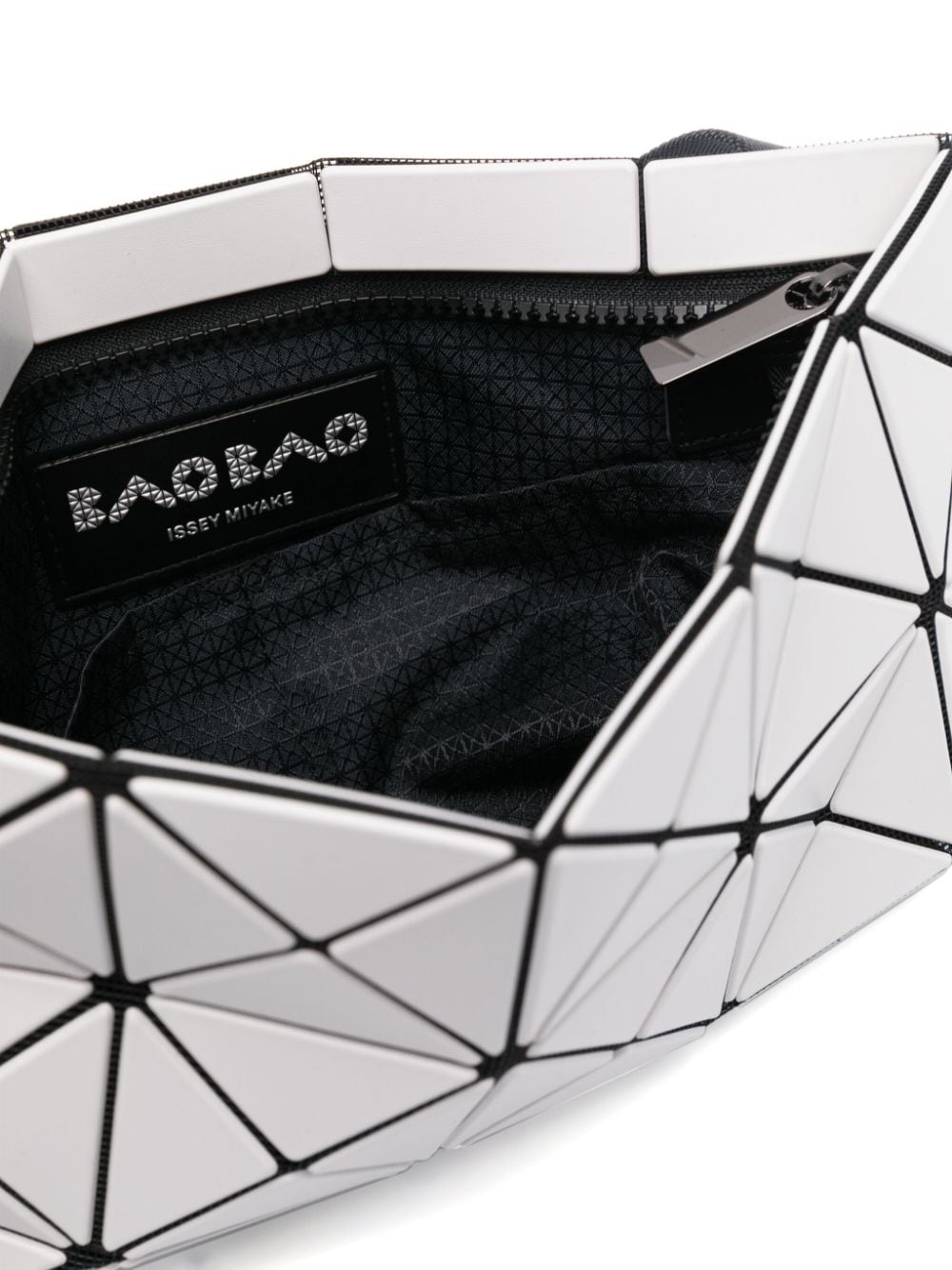 Shop Bao Bao Issey Miyake Lucent Matte Geometric-pattern Bag In Grey
