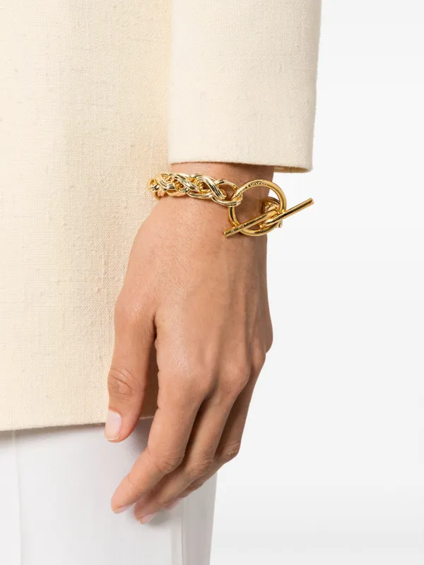 アクセサリー CHAIN BRACELET-GOLD Women's Oval Link Chain Bracelet (Gold)