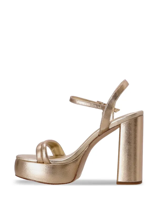 Michael kors metallic on sale sandals