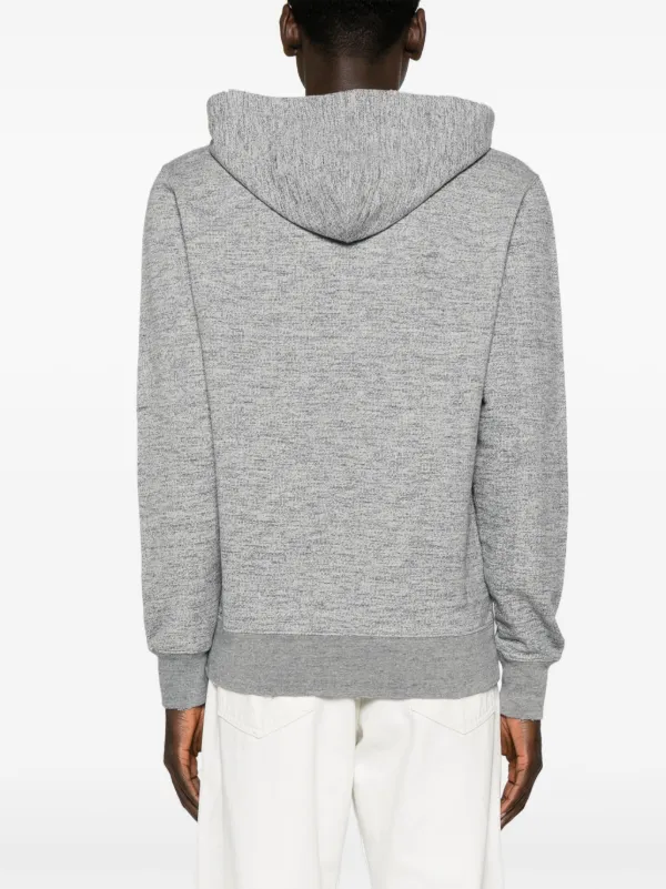 Golden Goose Journey Printed Cotton Hoodie | Grey | FARFETCH GE