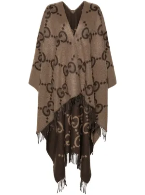 Gucci（グッチ）ウィメンズ ケープ・ポンチョコート - FARFETCH