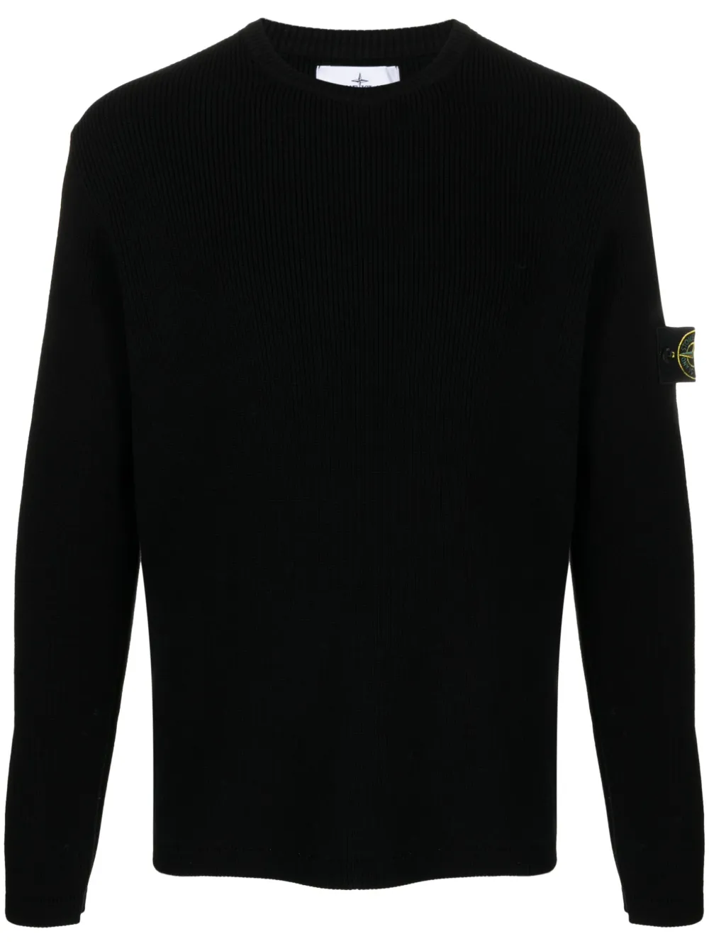 Stone island badge store jumper