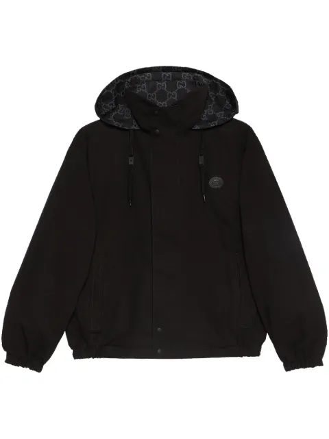 Gucci GG Supreme reversible hooded jacket