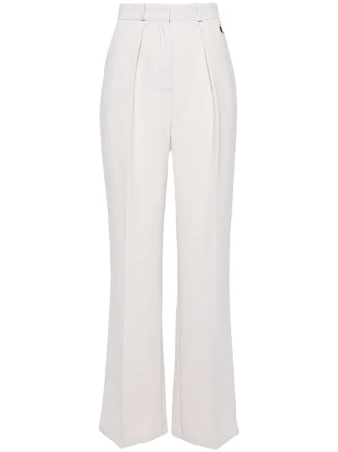 Elisabetta Franchi pleated straight-leg trousers