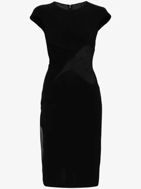 Givenchy panelled crepe midi dress