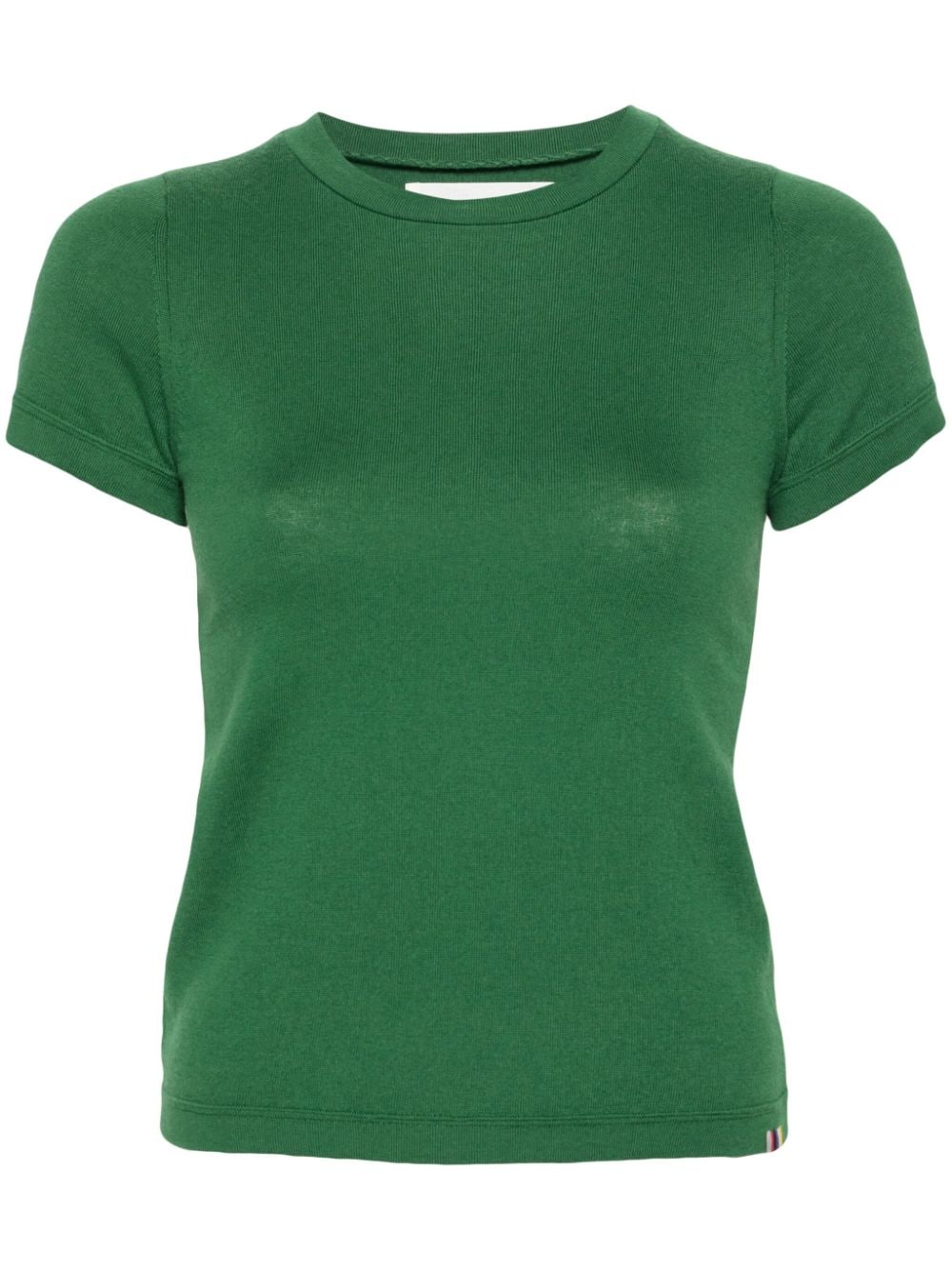 Extreme Cashmere Nº292 America Fine-knit T-shirt In Green