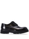 Karl Lagerfeld polished leather Derby shoes - Black