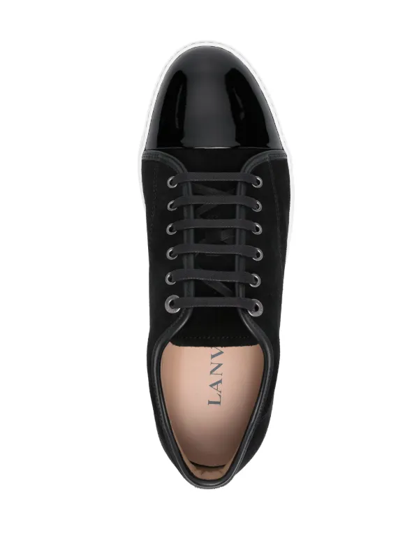 Lanvin DBB1 Leather Sneakers | Black | FARFETCH