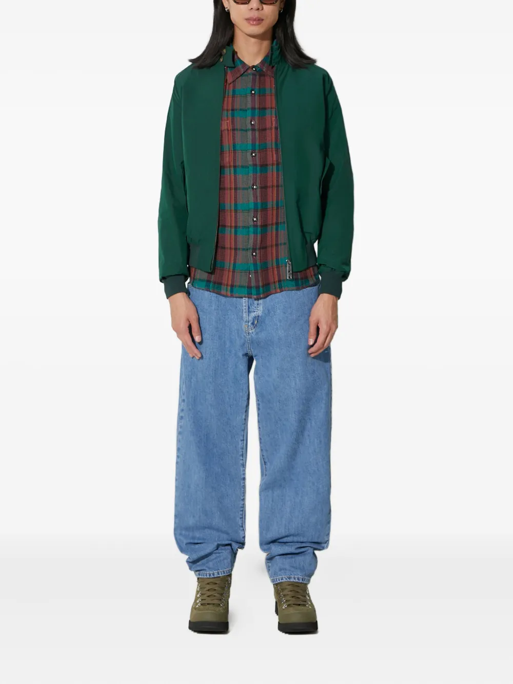 Corridor plaid pocket shirt - Groen