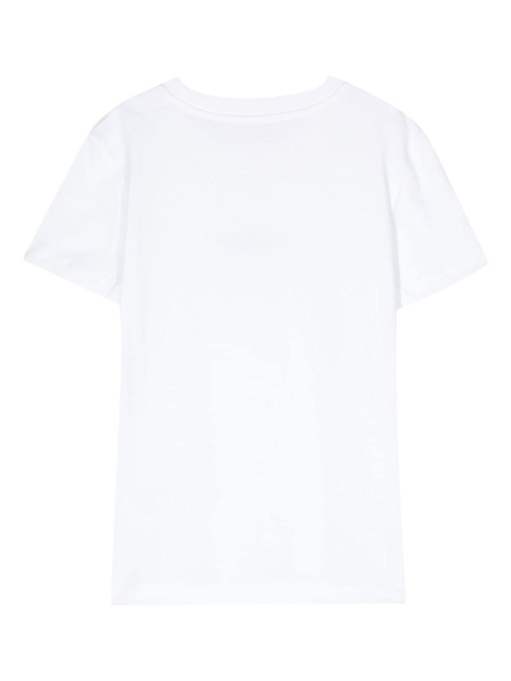 Calvin Klein Jeans T-shirt met geborduurd logo - Wit