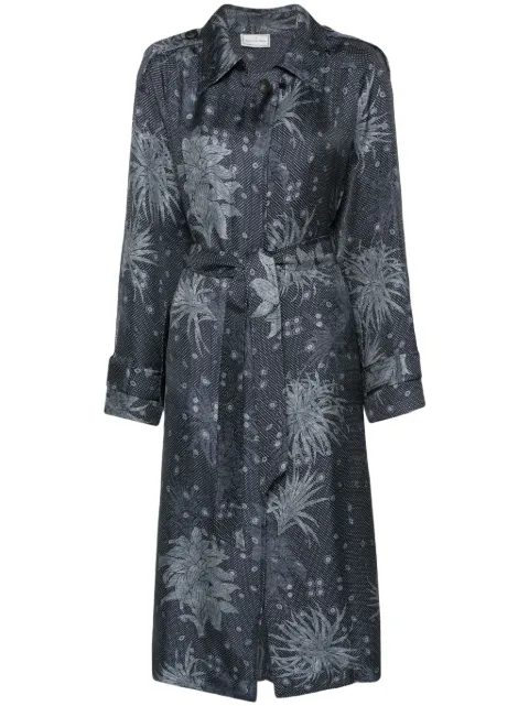 Pierre-Louis Mascia floral-print silk coat