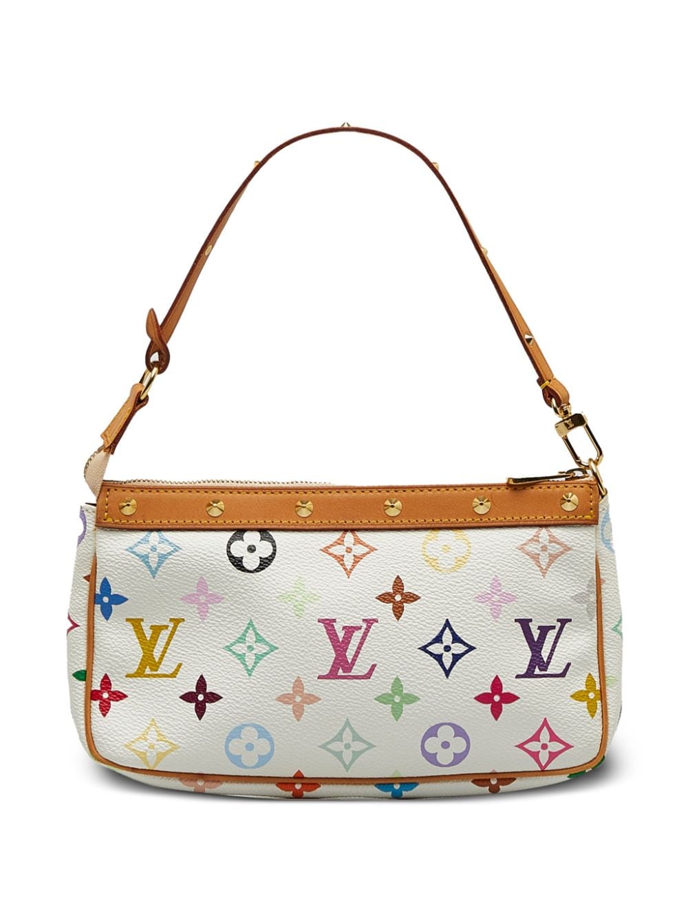 Louis Vuitton x Takashi Murakami 2003 pre-owned Pochette Accessoires clutch bag - Wit