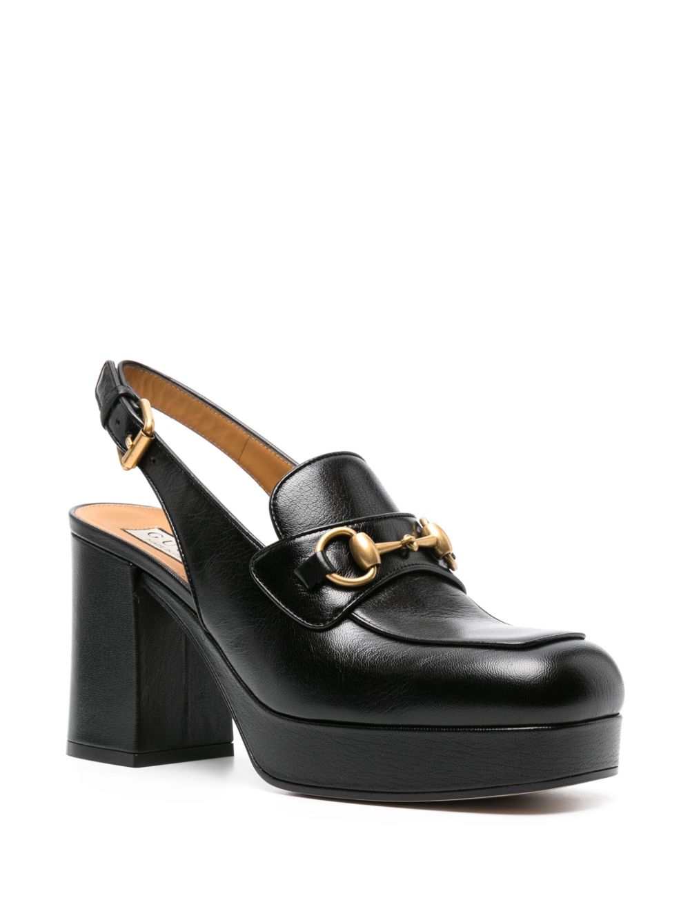 Image 2 of Gucci Horsebit 85mm platform pumps