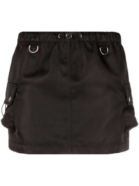 Coperni drawstring cargo miniskirt